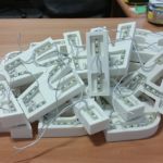 Litery 3D z PCV frezowane