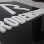 Litery przestrzenne wycinane laserem