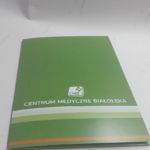 Produkcja teczki rozkładanej wraz z nadrukiem